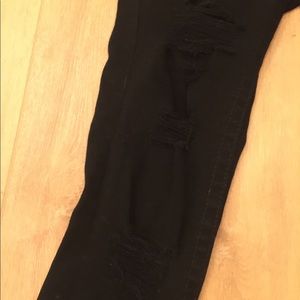 True Religion Distressed Julie Jeans Black 26